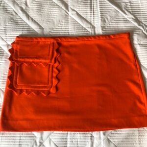 Victoria Beckham for Target Orange Mini Skirt